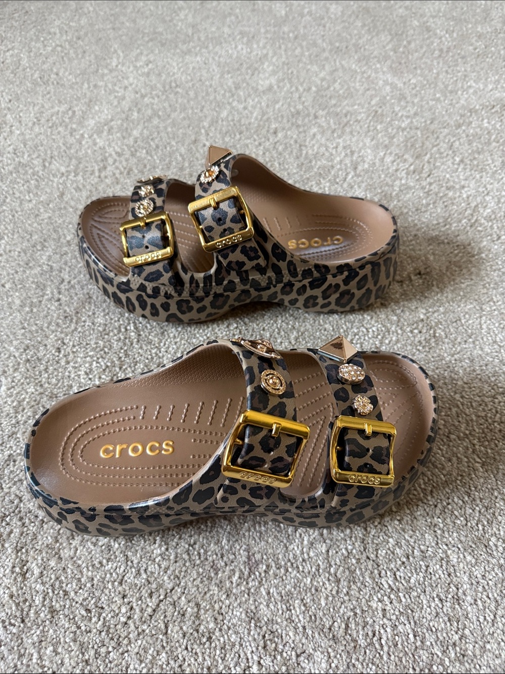 NWOT Limited Edition/Rare Women’s Crocs Saturday Leopard Platform 8 - Picture 4 of 6